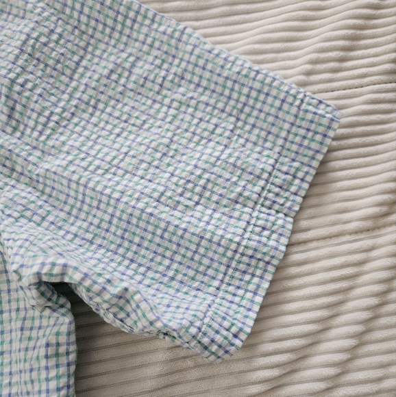 L.L. Bean Men's Blue Checkered Shirt Size L-Reg - Picture 4 of 7